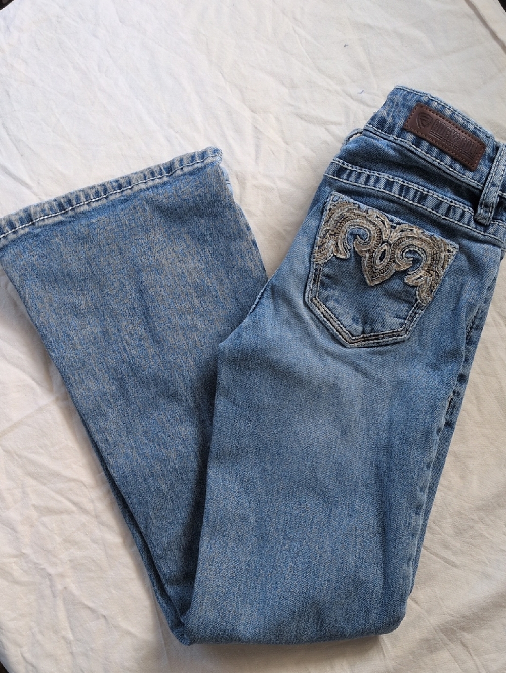 Rock And Roll Denim Girls Bootcut Jeans